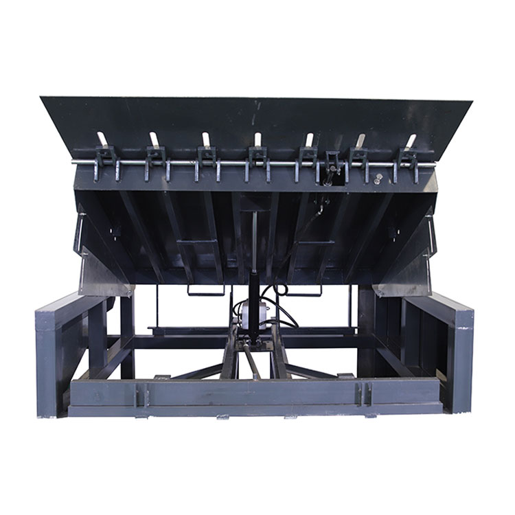 Hydrauliczny pomost przeładunkowy przegrody